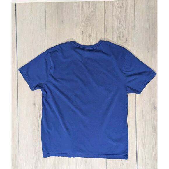 Hurley Men's Graphic T-Shirt Royal Blue Large Short Sleeve - Picture 4 of 5